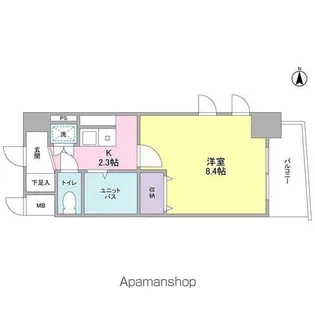 クラッセ溝の口【7階】の間取り