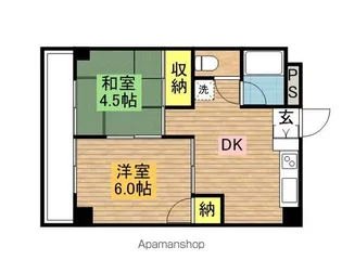 タマキビル【303号室】の間取り