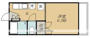 保春寮【206号室】の間取り