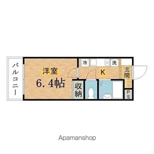 ピュアⅢ【106号室】の間取り