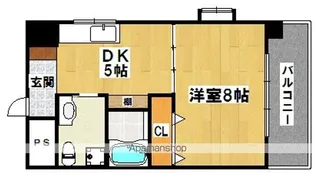 ブランカ中百舌鳥【6階】の間取り