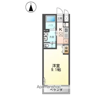 エンプレスⅤ【1階】の間取り