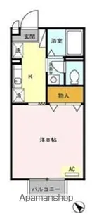 ヴォートル・サンテ【1階】の間取り