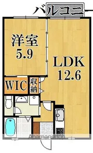 ルイシャトー【2階】の間取り