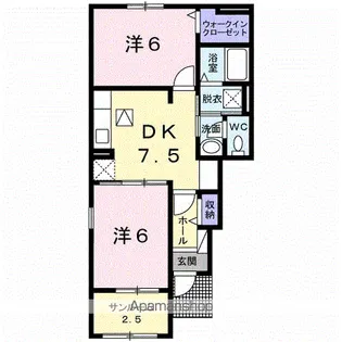 グラン・シャリオ【1階】の間取り