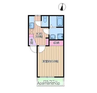 ホープ【2階】の間取り
