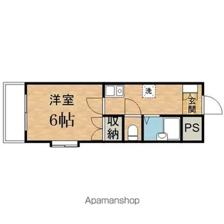 サンヒルズ【201号室】の間取り