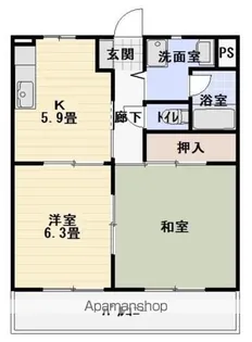 リベルテ【1階】の間取り