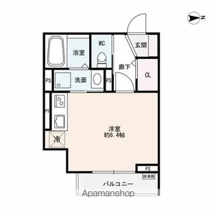 アーバン・ベース【301号室】の間取り