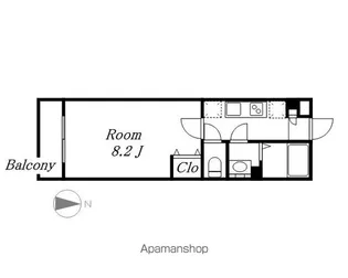 メイプル沖田【2階】の間取り