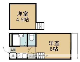 アスティオン栗原【102号室】の間取り