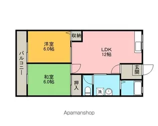 リバーサイドTY【1階】の間取り