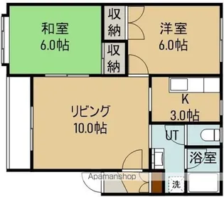 アーバンヒルズ【101号室】の間取り