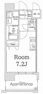 エンクレスト天神GLEE【9階】の間取り