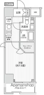 レジディア笹塚Ⅱ【11階】の間取り