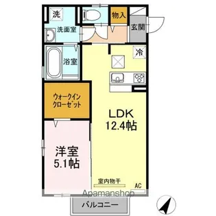 ベル・レーブルーチェ・チアラ ルーチェ・チアラ【1階】の間取り