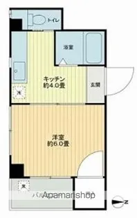 キングビルディング【3階】の間取り