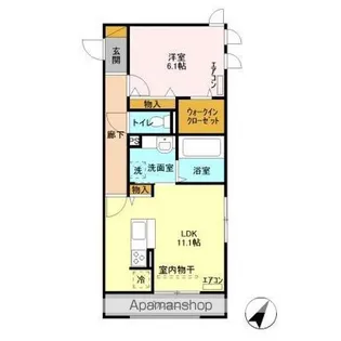 アユメノ【3階】の間取り