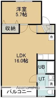 ハイムR NO.2【102号室】の間取り