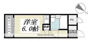 ロワイヤル・ユウ鹿島【210号室】の間取り