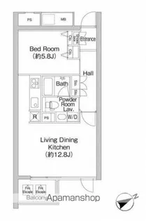 プライムアーバン市谷仲之町【3階】の間取り