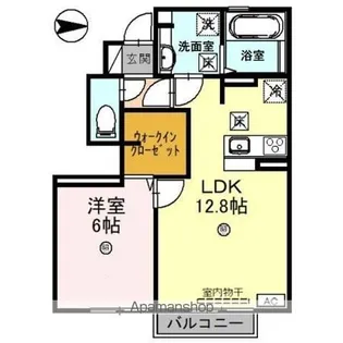 キキョウK.TツバキK.T ツバキK.T【1階】の間取り