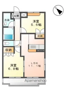 ROYAL HILLS Ⅰ【1階】の間取り