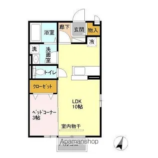 プランドール【2階】の間取り