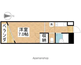 サニーサイドⅡ【4B号室】の間取り