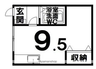 ロジェ浪花【2階】の間取り
