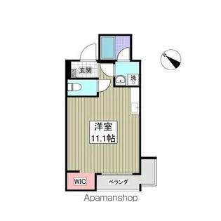 レジデンス湘南【2階】の間取り