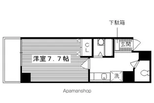 TWIN'S SQUARE WEST【410号室】の間取り