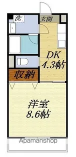 BRANCHE泉【105号室】の間取り