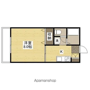 サンライト山口【2階】の間取り