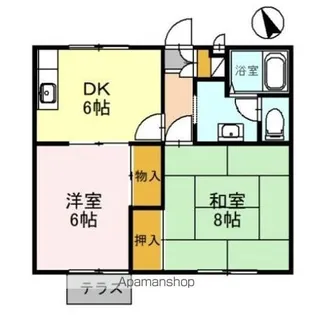 エステートM【1階】の間取り
