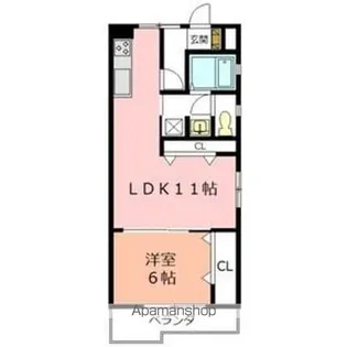 大脇ビル【5階】の間取り