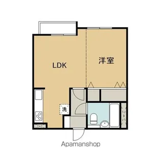 コートM【302号室】の間取り
