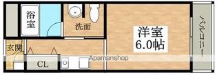 天美ハイツ【1階】の間取り