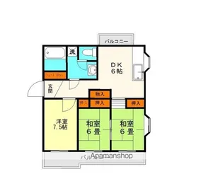 宮本コーポ【103号室】の間取り
