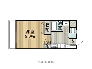 ミヤシタハイム【302号室】の間取り
