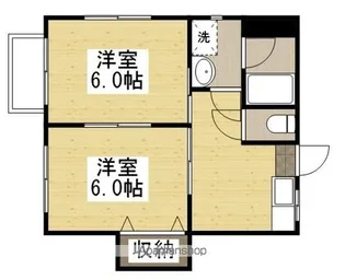 ライジング・サン【201号室】の間取り