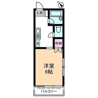 エンゼルフラッツ【105号室】の間取り