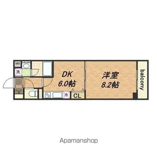 アーバンステージ安堂寺Ⅰ【902号室】の間取り
