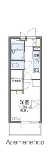 レオパレスイーリスコート【102号室】の間取り