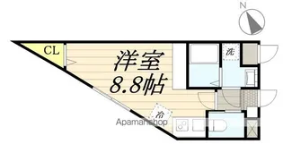 グランツ立川【3階】の間取り