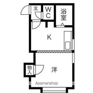 ビバーク平岸【203号室】の間取り