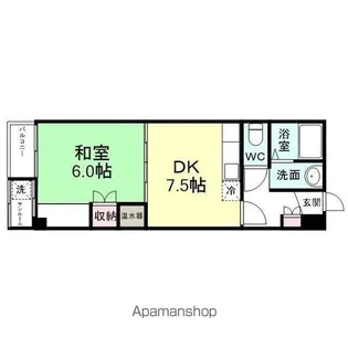 AGROST TOWER富山駅前【6階】の間取り