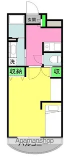 アーバンハイツ横田【303号室】の間取り