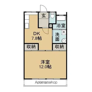 泉仲森ビル【202号室】の間取り