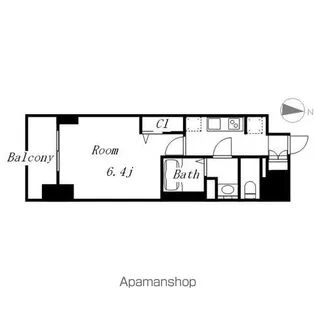 プレサンス広小路通 葵【15階】の間取り